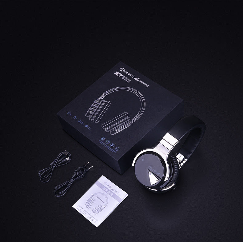 🎧 Premium Noise Cancelling Bluetooth Kopfhörer – Edles Design 🖤