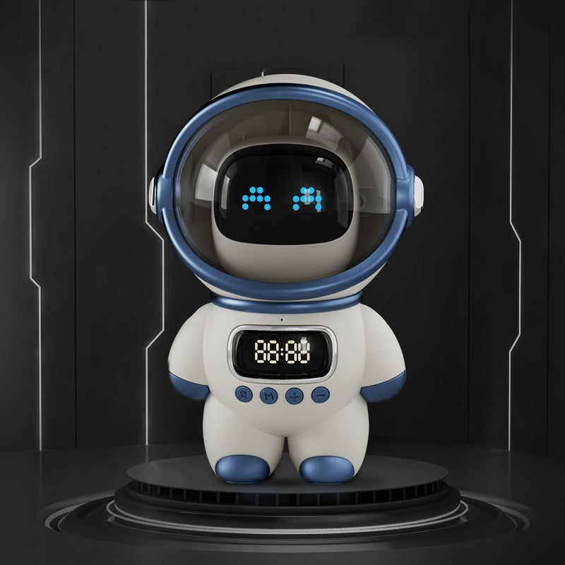 bluetooth intelligente ai audio-uhr 🤖 – sprechende roboteruhr mit musik & licht