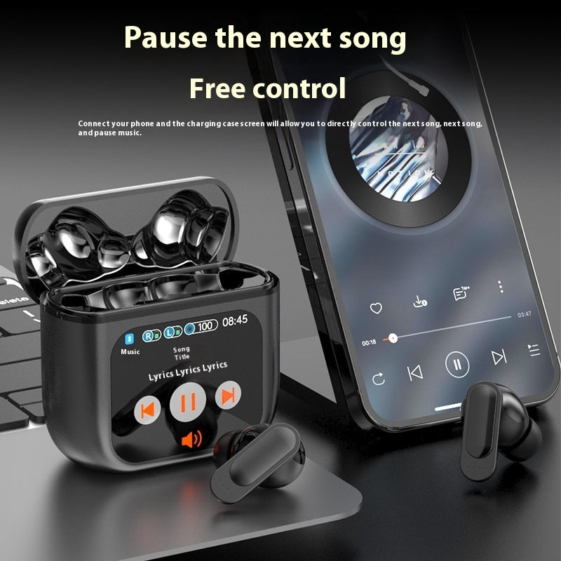 Wireless Bluetooth 5.4 Kopfhörer 🎶 mit Geräuschunterdrückung & Display