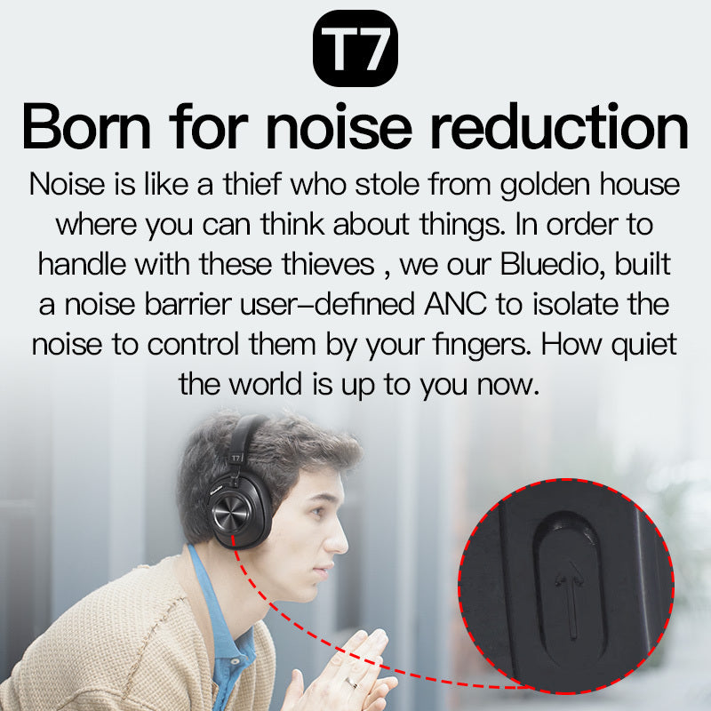 T7 Luxus Bluetooth-Kopfhörer mit Active Noise Cancelling ❤️