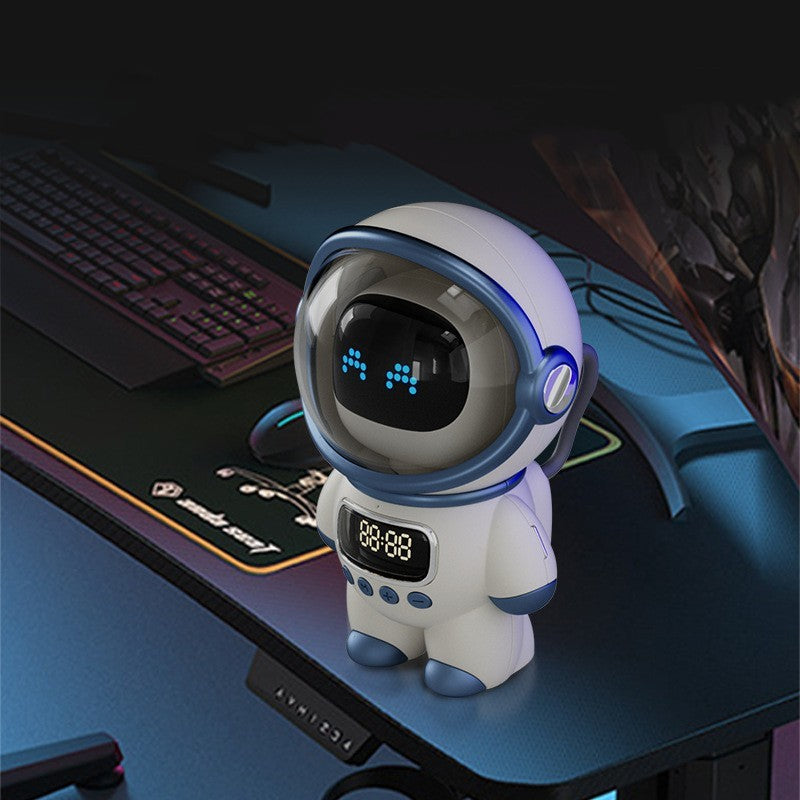 bluetooth intelligente ai audio-uhr 🤖 – sprechende roboteruhr mit musik & licht