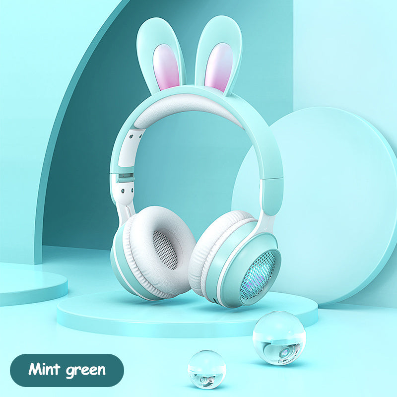 Bunny Bluetooth Kopfhörer – Süßes Design mit LED-Ohren & Geräuschdämmung