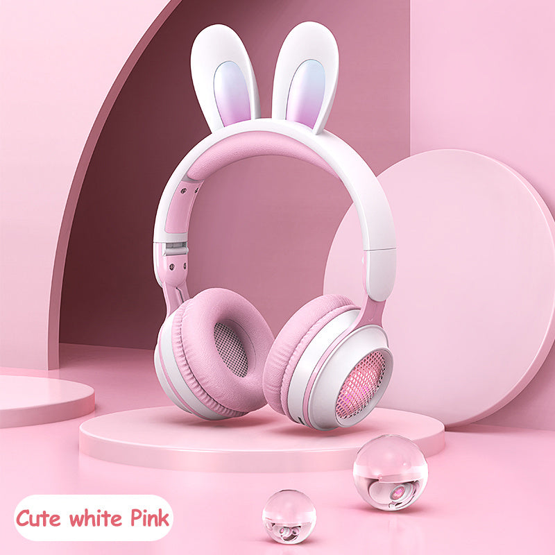 Bunny Bluetooth Kopfhörer – Süßes Design mit LED-Ohren & Geräuschdämmung