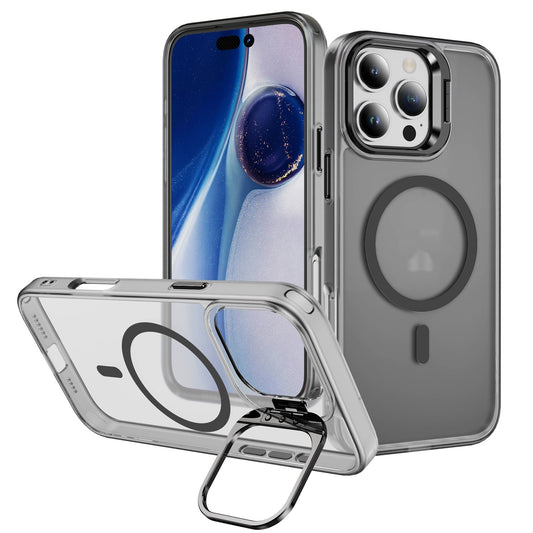 Magnetische Handyhülle mit Halterung & Kameraschutz ❤️ – Eleganter Rundumschutz für dein iPhone