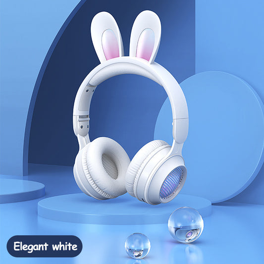 Bunny Bluetooth Kopfhörer – Süßes Design mit LED-Ohren & Geräuschdämmung