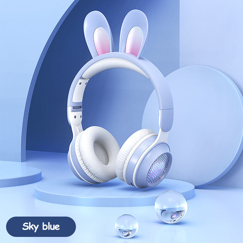 Bunny Bluetooth Kopfhörer – Süßes Design mit LED-Ohren & Geräuschdämmung