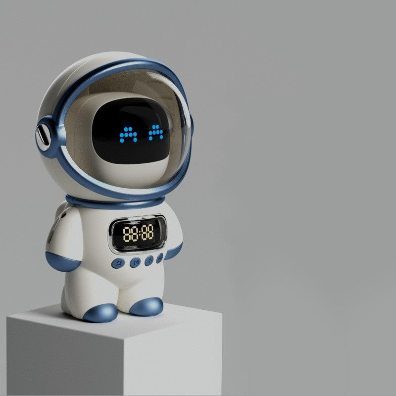bluetooth intelligente ai audio-uhr 🤖 – sprechende roboteruhr mit musik & licht