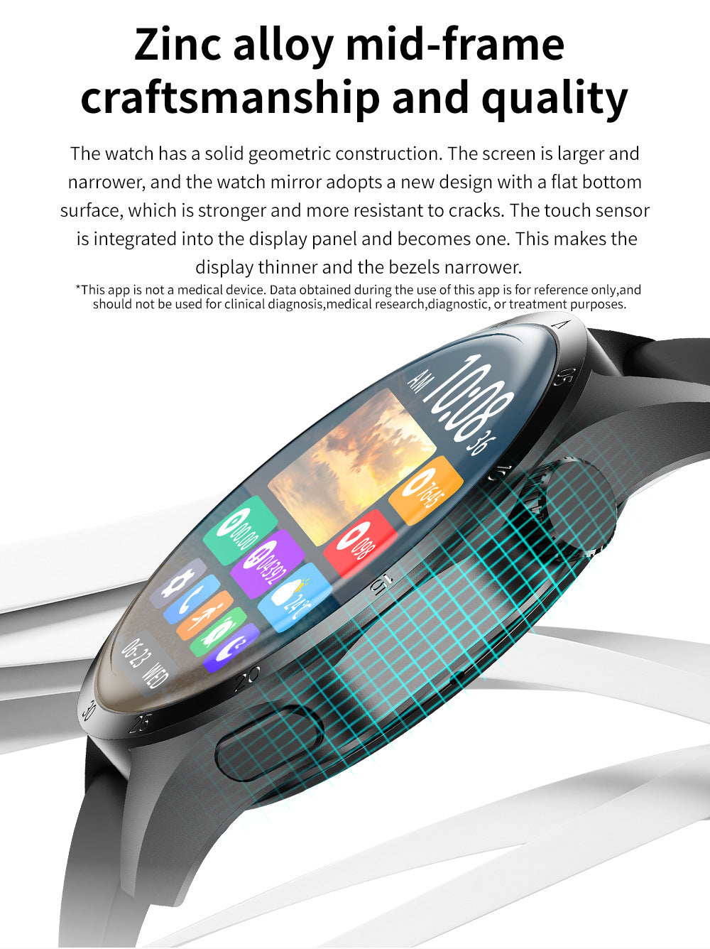 Sport Smartwatch – Bluetooth, Anrufe & Fitness-Tracking