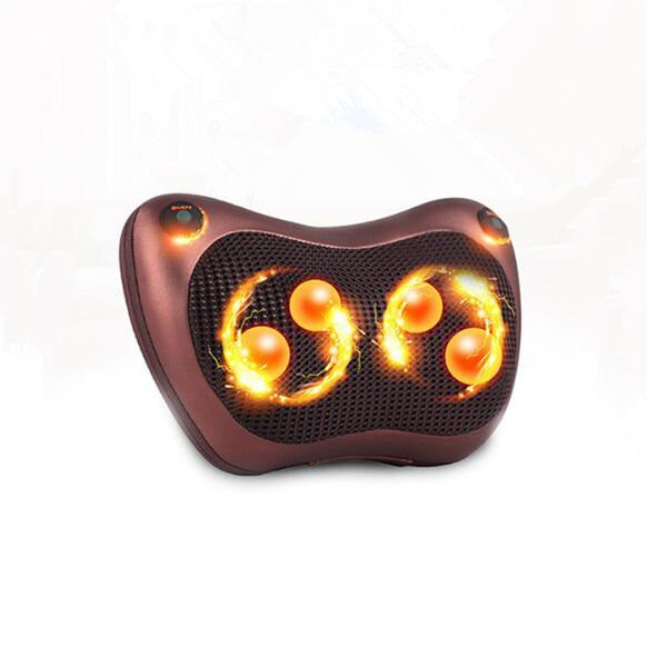 Kanmarino ❤️ Shiatsu Nacken- & Rückenmassagekissen mit Wärmefunktion – für Zuhause & Auto (EU Plug)