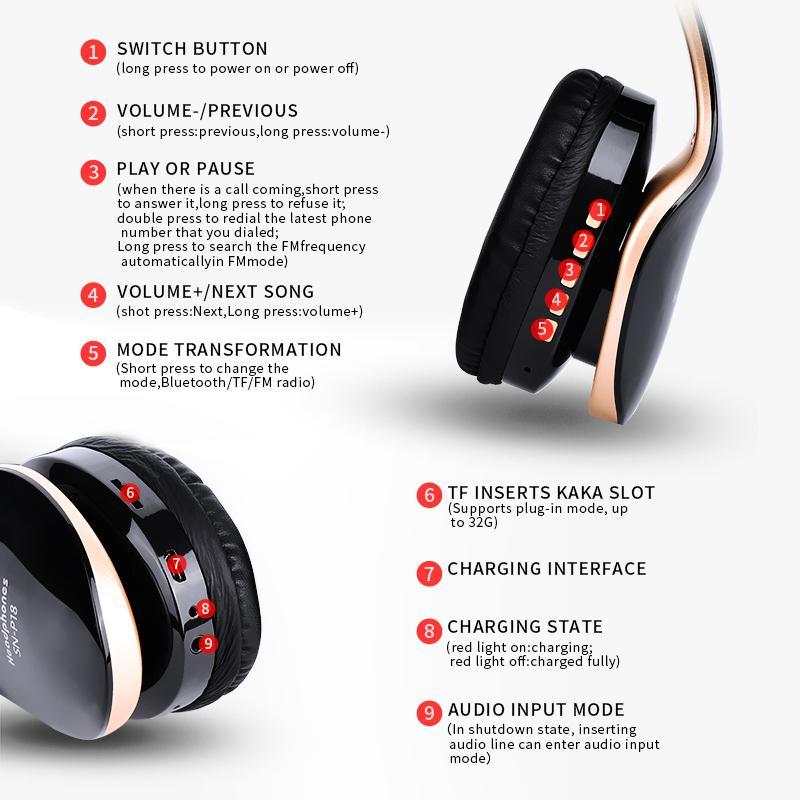 HobbyLane™ Bluetooth Kopfhörer – Musik, Stil & Komfort in Einem 🎧
