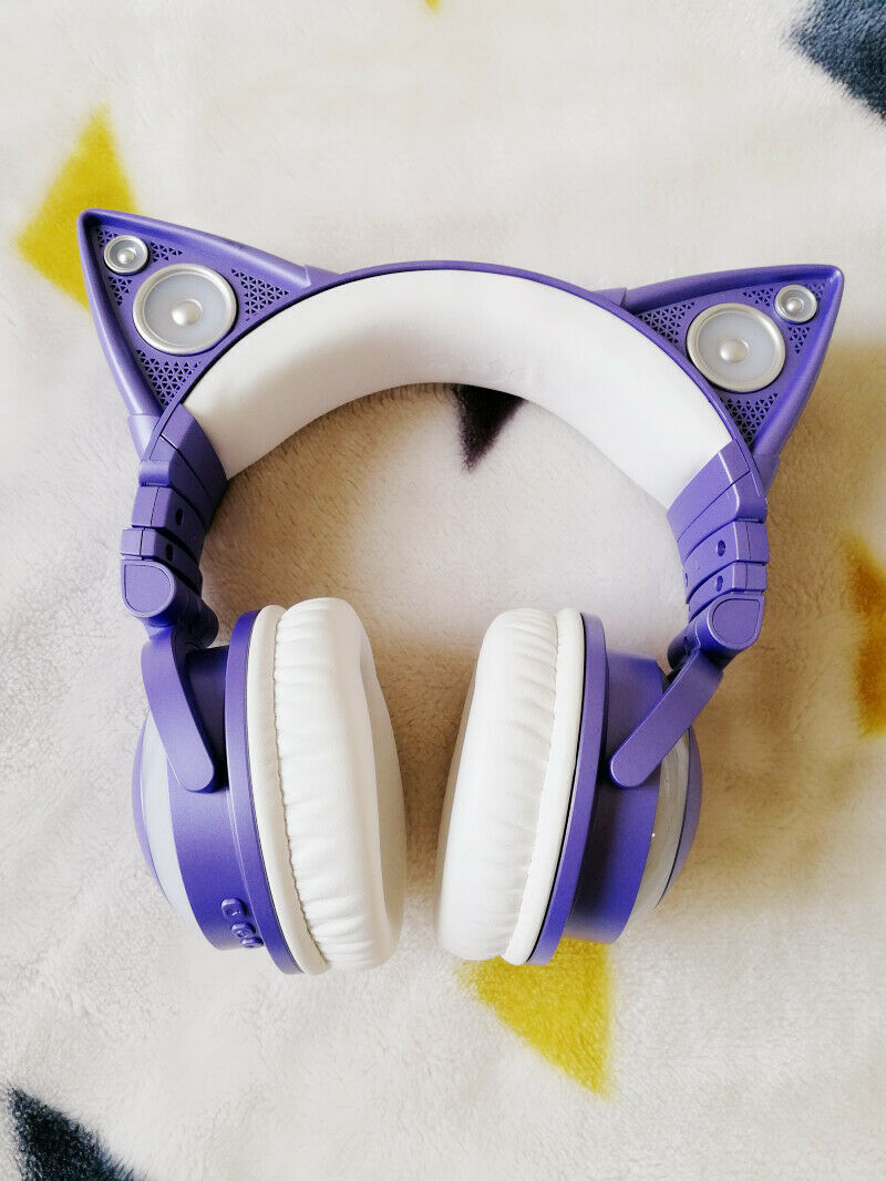Luxus Bluetooth Katzenohr-Kopfhörer ❤️ – Wireless Headset für Frauen & Mädchen