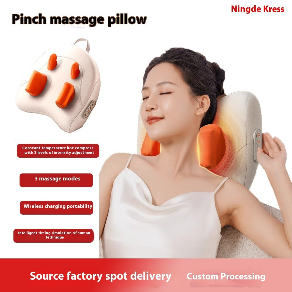 Kanmarino❤️ Shiatsu Rücken- & Nackenmassagegerät – mit Wärme & 3 Modi