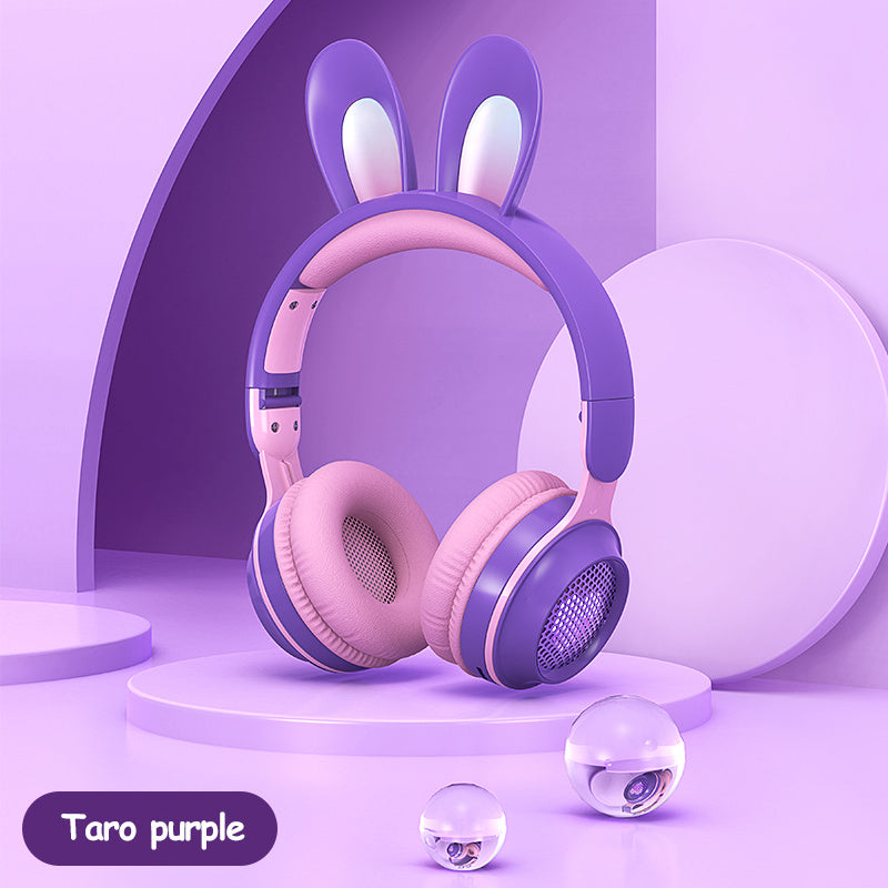 Bunny Bluetooth Kopfhörer – Süßes Design mit LED-Ohren & Geräuschdämmung