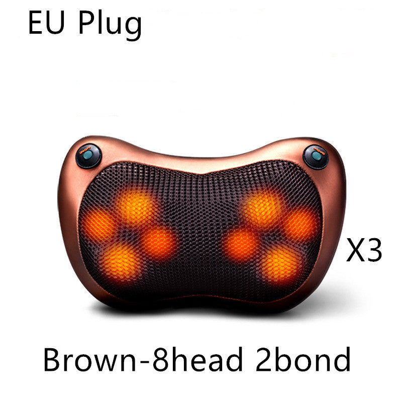 Kanmarino ❤️ Shiatsu Nacken- & Rückenmassagekissen mit Wärmefunktion – für Zuhause & Auto (EU Plug)