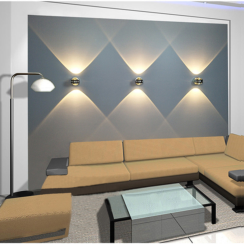 Moderne Kristall-Wandleuchte für Schlafzimmer & Wohnzimmer