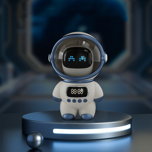 bluetooth intelligente ai audio-uhr 🤖 – sprechende roboteruhr mit musik & licht